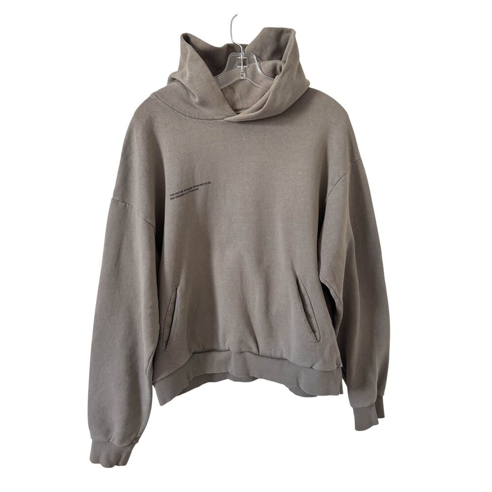 Pangaia Organic Cotton Heavyweight Hoodie Hooded Sweatshirt Tan Brown Size Small